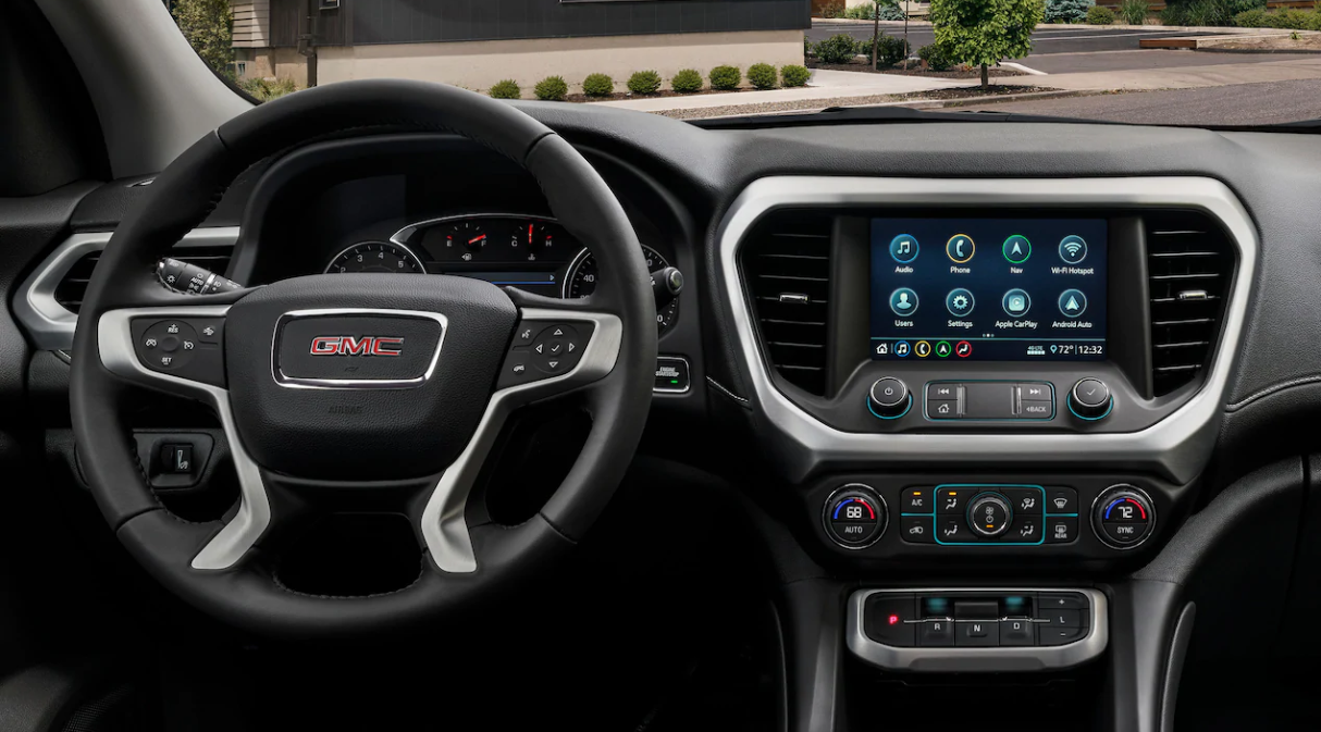 2020 GMC Acadia Front View Interior Dash Picture 2020 GMC Acadia Front View Interior Dash Picture